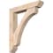 Ekena Millwork Legacy Slat Smooth Bracket w/ Offset Brace, Douglas Fir, 7 1/2"W x 42"D x 48"H BKT0806X42X48LEC06SDF - alternate 1